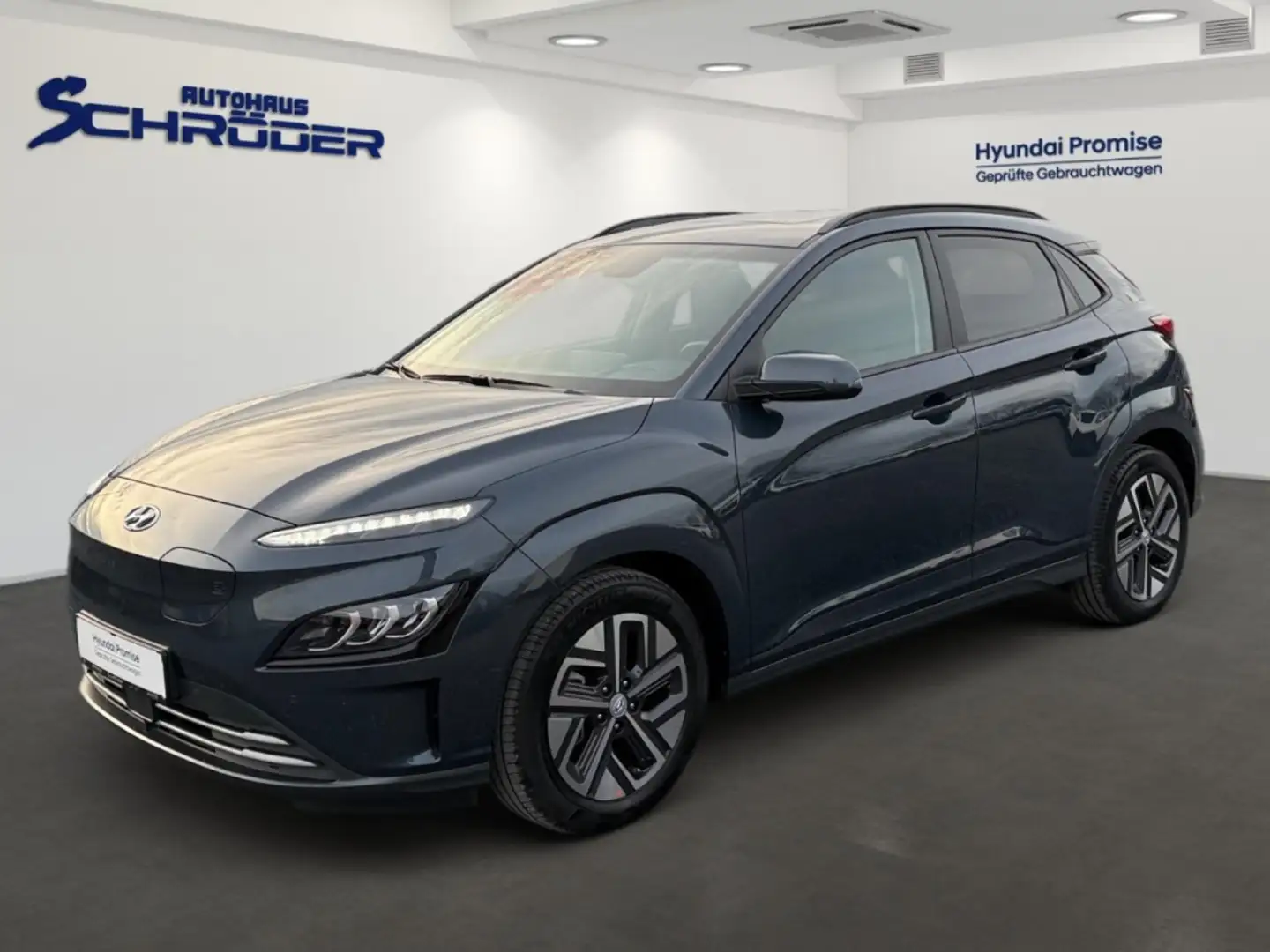 Hyundai KONA Elektro 64 kwh Prime Schiebedach Navi Kamera LED Bleu - 1