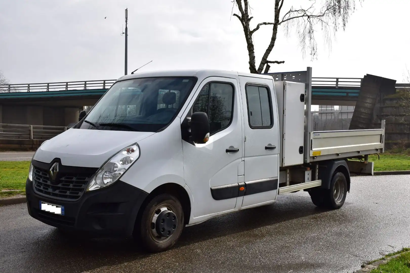 Renault Master BENNE DOUBLE CABINE DCI 130cv GARANTIE 12 MOIS INCLUS Wit - 1