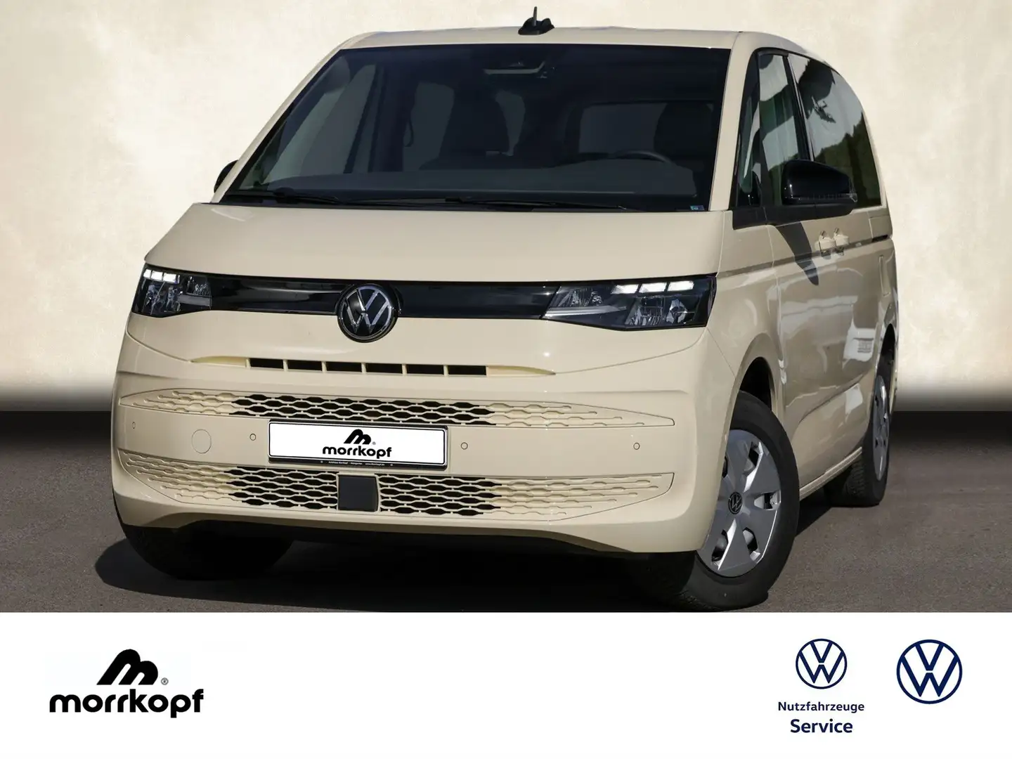 Volkswagen T7 Multivan 2.0TDI DSG LR +TAXI+7-SITZER+ Navi LED Beige - 2