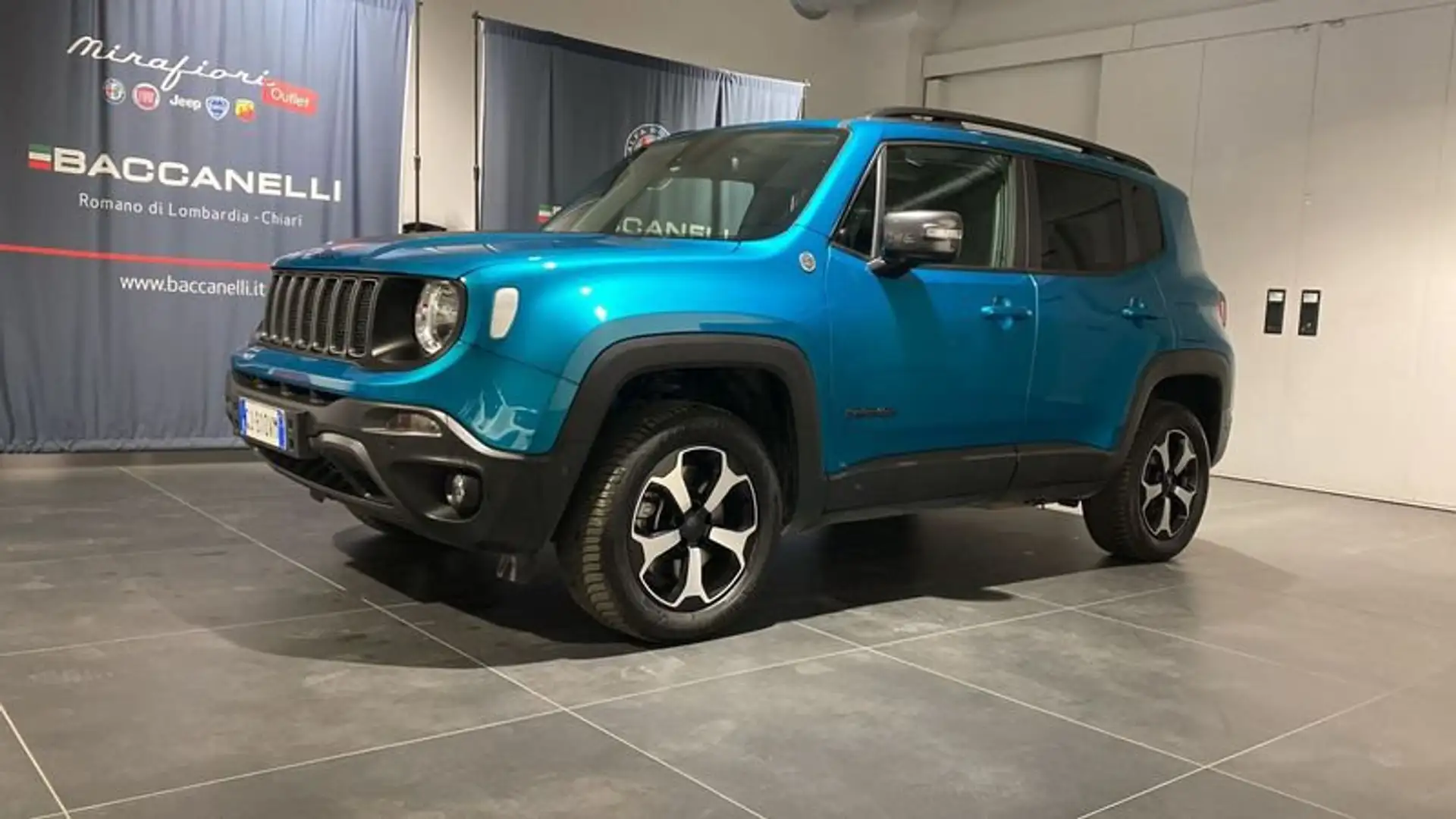 Jeep Renegade 1.3 T4 240CV PHEV 4xe AT6 Trailhawk Zielony - 1
