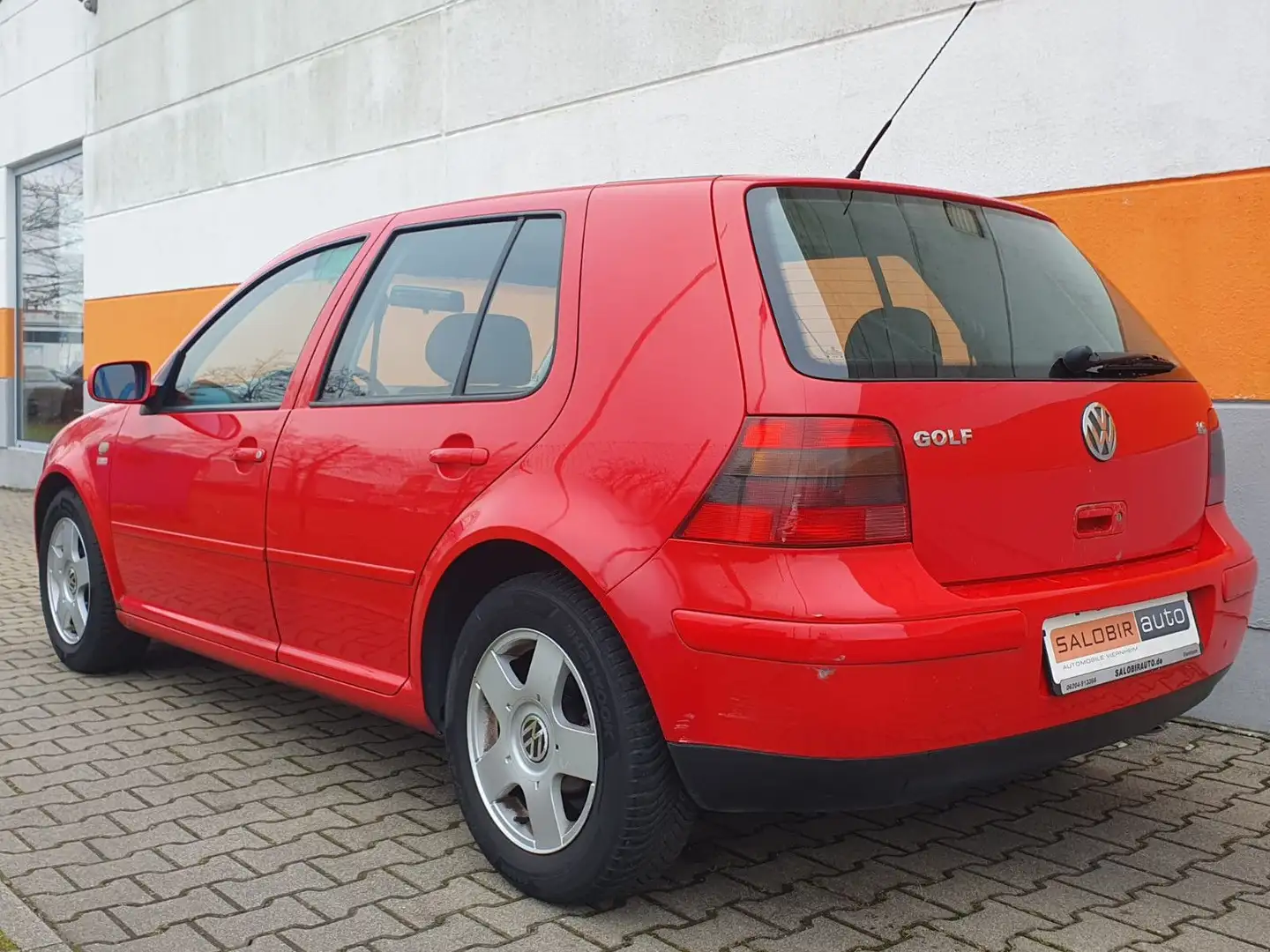 Volkswagen Golf IV 1.6 Comfortline Schiebedach Alu Rot - 2