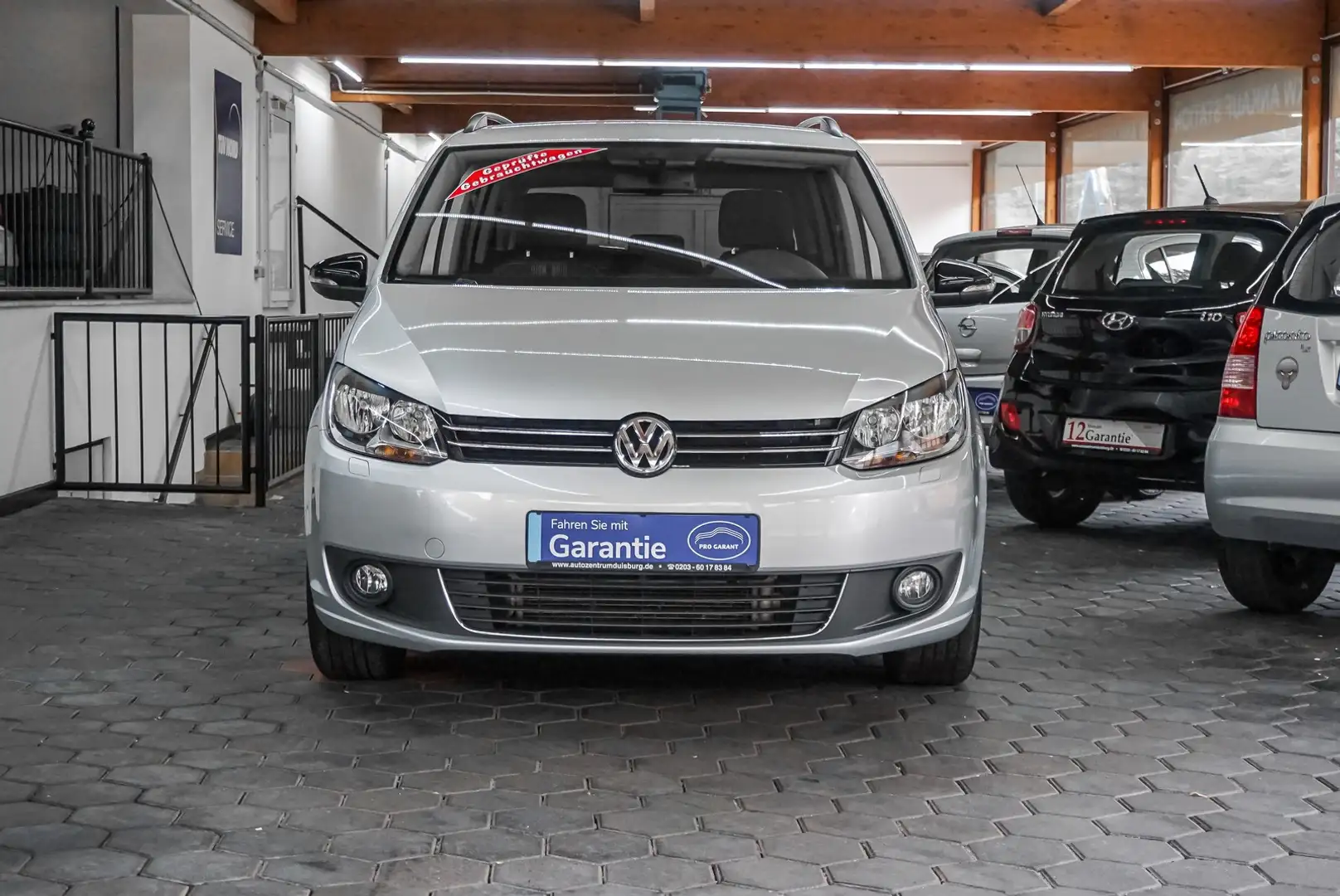 Volkswagen Touran Match 1.Hand Klima PDC Scheckheft Tüv NEU Argent - 2