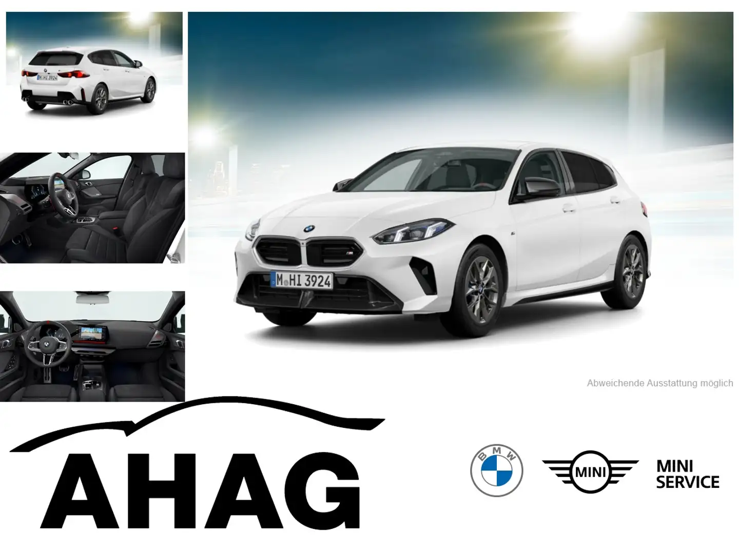 BMW 1er M Coupé M135 xDrive Klimaaut. Head-Up Adaptives Fahrwerk Biały - 1