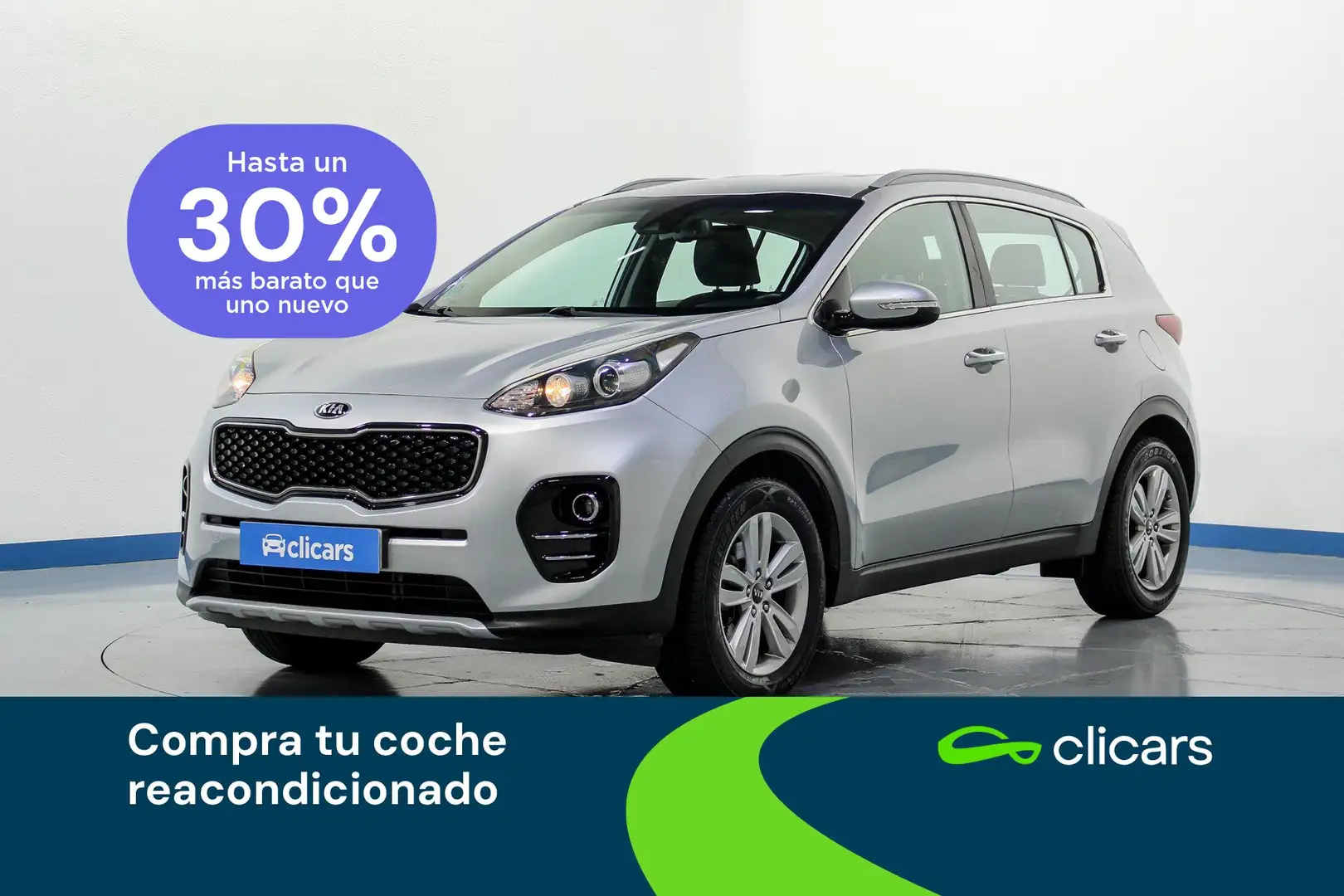 Kia Sportage 1.7CRDi VGT Eco-D. Drive DCT 4x2 141 Plateado - 1