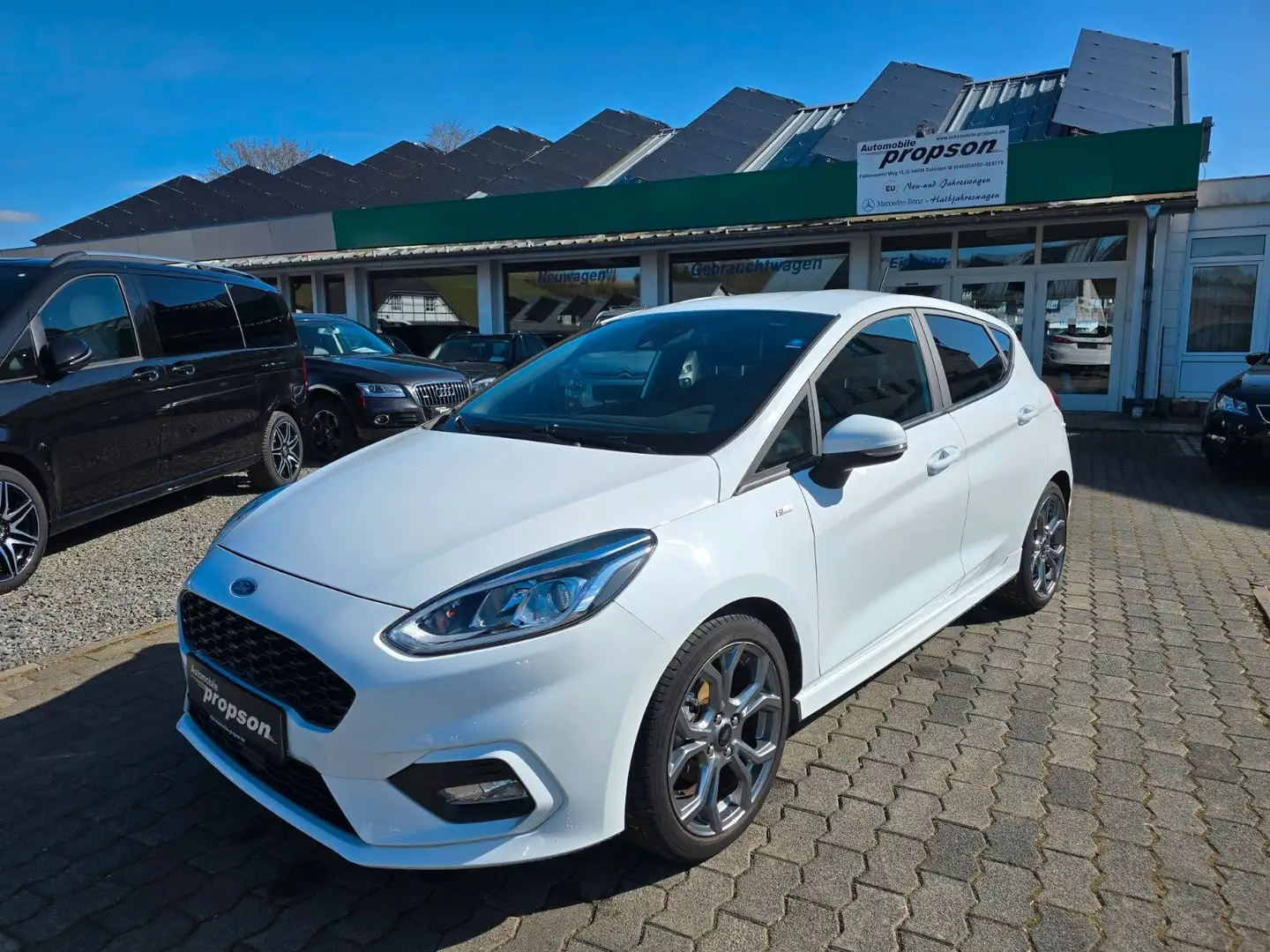 Ford Fiesta 1.0 Ecoboost ST-Line NAVI KEYFREE SHZ Weiß - 1