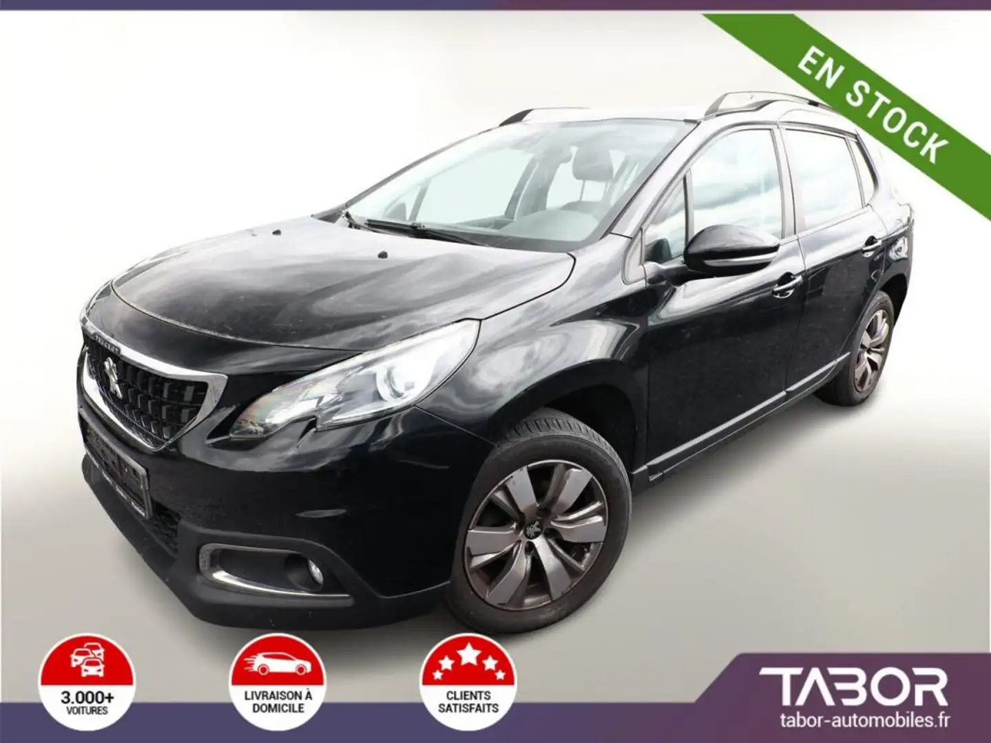 Peugeot 2008 1.2 PureTech 82 Active radars Clim Noir - 1