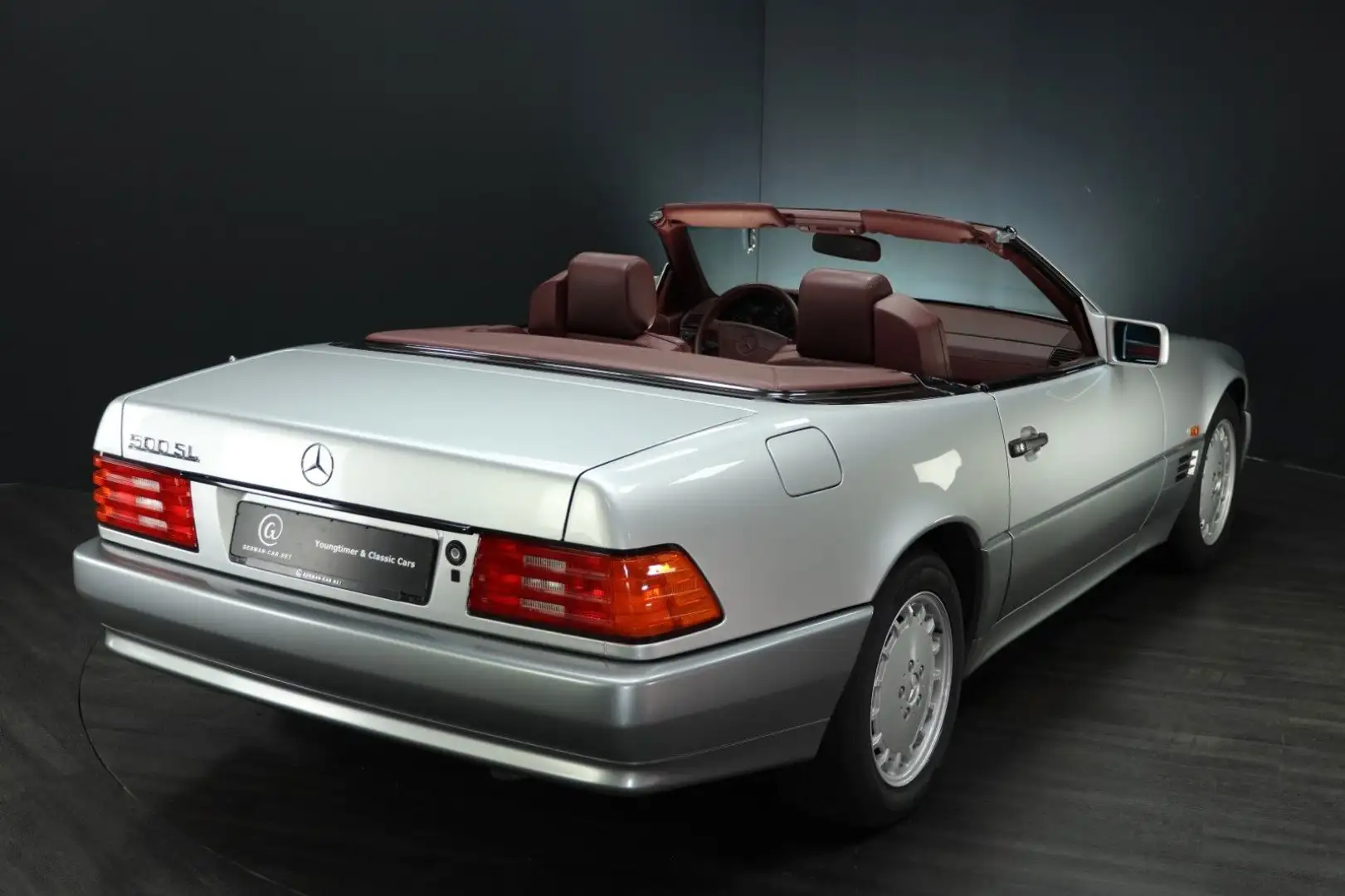 Mercedes-Benz 500 SL R129, nur 51 tkm, Leder rot ,Klima,Memory Silber - 2