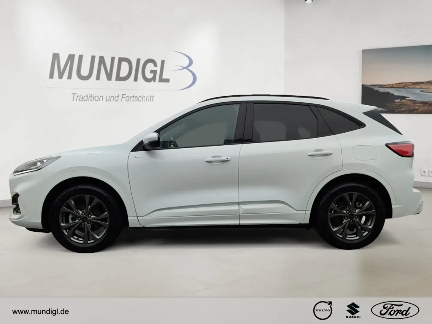 Ford Kuga ST-Line X FHEV Navi Autom RFK Klimaaut B&O ST/LE Weiß - 2