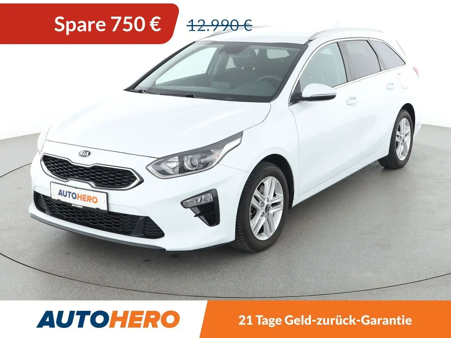 Kia Ceed / cee'd 1.4 TGDI Vision *CAM*PDC*SHZ* Blanc - 1
