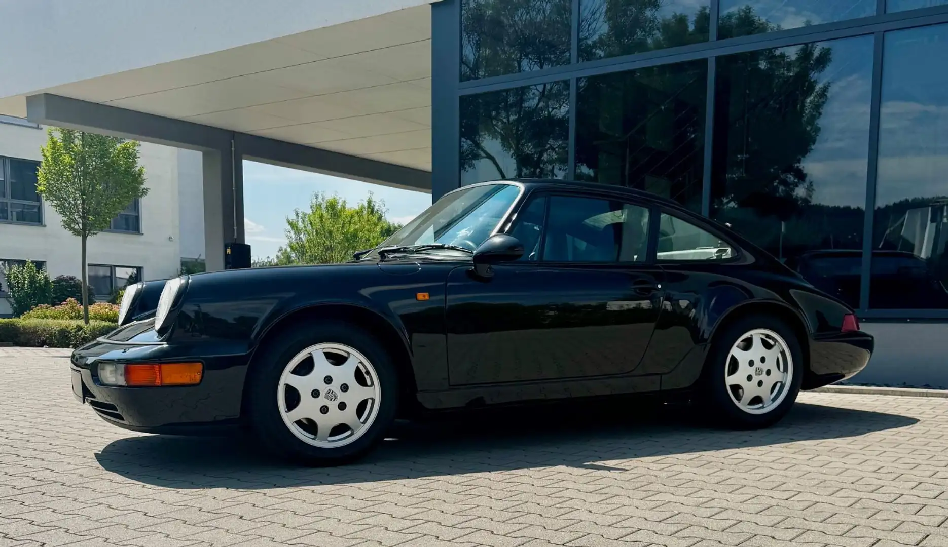 Porsche 964 Carrera TIP*DEUTSCH*KLIMA*LEDER*SSD*TOP AUTO Schwarz - 2