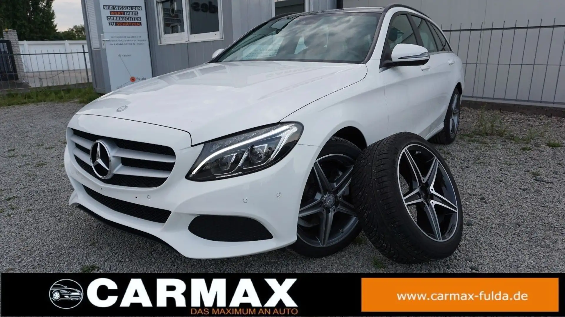 Mercedes-Benz C 220 d T Navi,LED,Pano,Kamera,SH,PDC, SR+WR, AHK Білий - 1