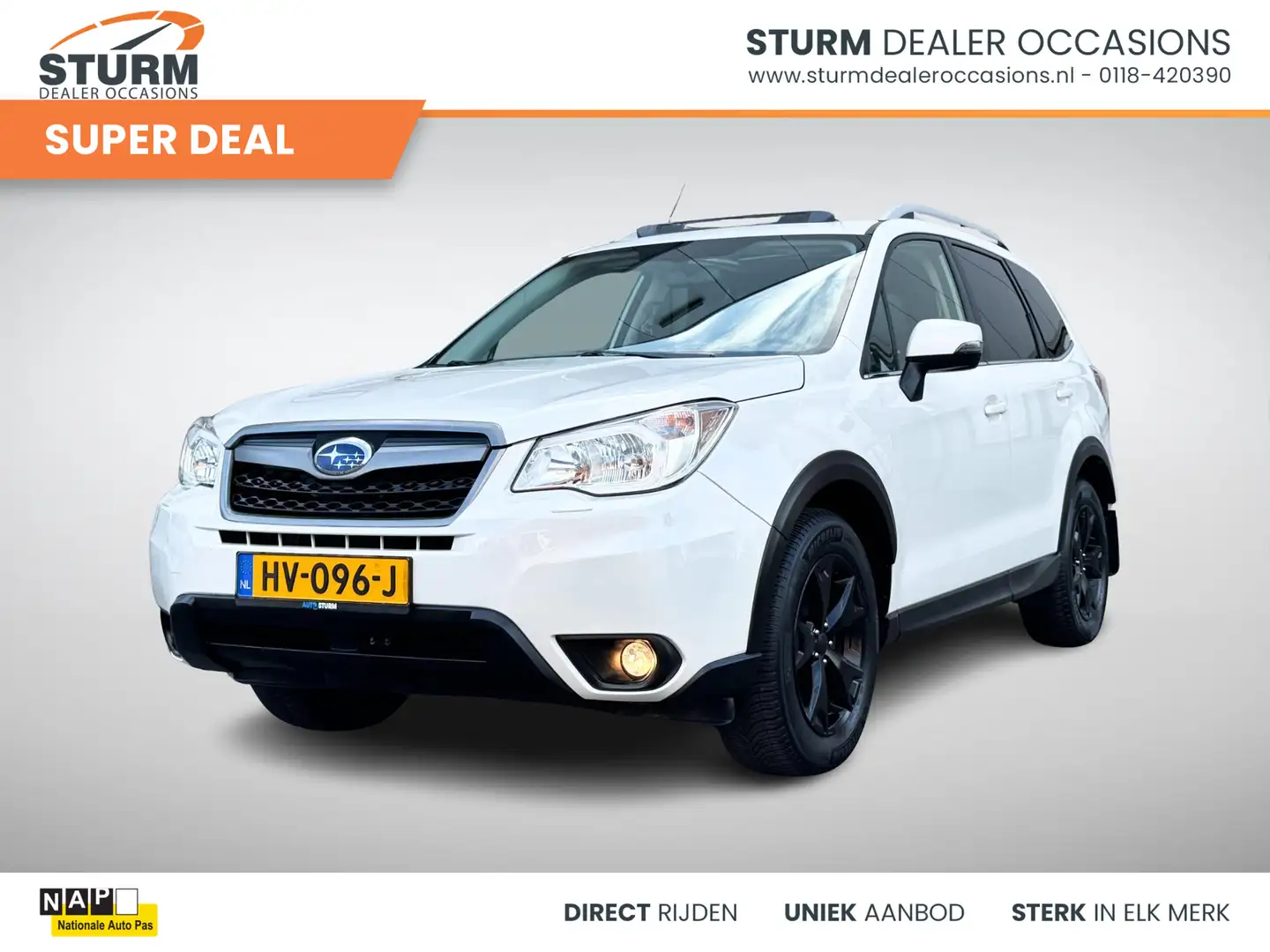 Subaru Forester 2.0 Premium | Trekhaak Afneembaar | Panoramadak | Wit - 1