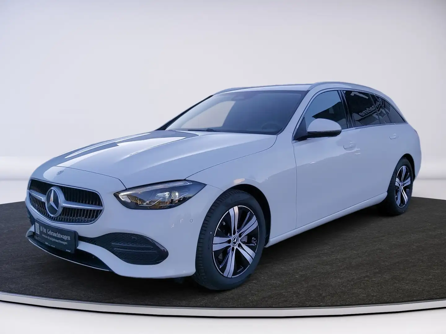 Mercedes-Benz C 180 T Avantgarde AHV Blanc - 2