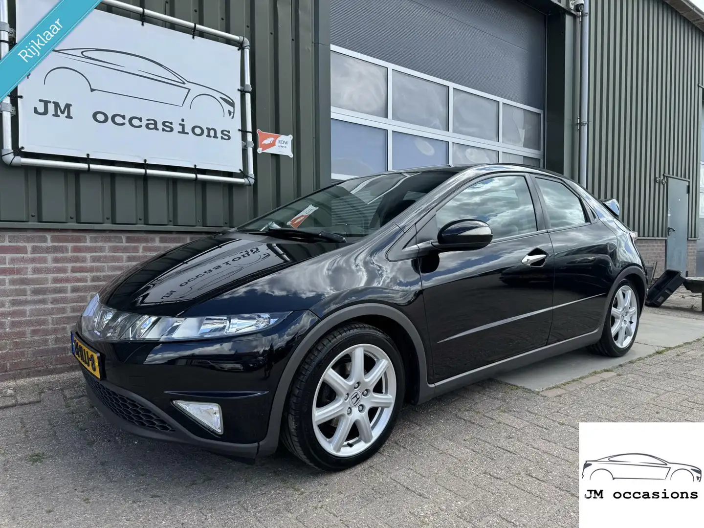 Honda Civic 1.8 Comfort|Airco|Cruise|Navi|Dealer onderhouden| Negro - 1