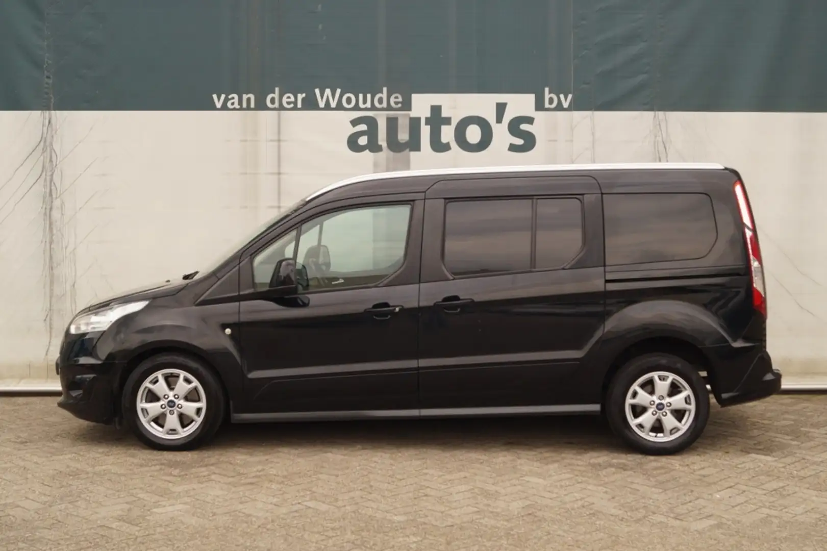 Ford Tourneo Connect 1.5 TDCi Titanium Grand 5-persoons -PANO- Zwart - 1