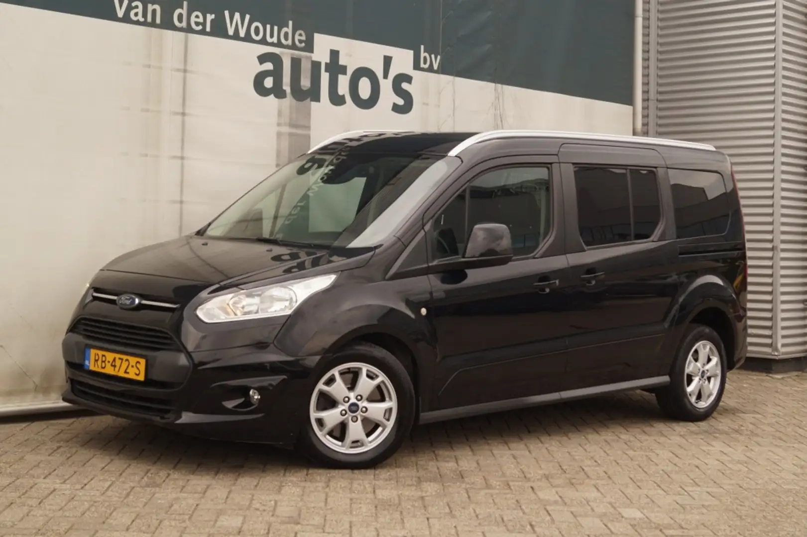 Ford Tourneo Connect 1.5 TDCi Titanium Grand 5-persoons -PANO- Zwart - 2