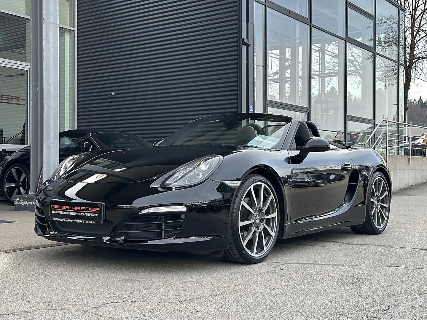 Porsche Boxster 981 2,7 Black Edition DSG, 1.Besitz ! Ö-Auto ! Schwarz - 2