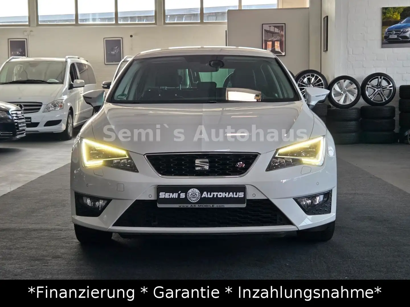 SEAT Leon FR Sport|Led|Navi|T-Leder Bílá - 2