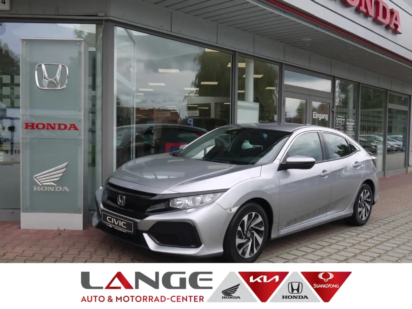 Honda Civic VTEC EU6d-T Lim. 1.0 Comfort ACC Klimaautom SHZ Sp Argento - 1