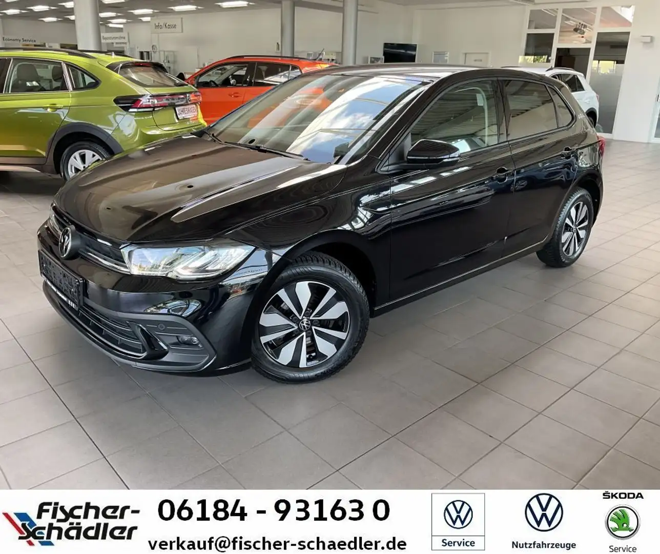 Volkswagen Polo Goal Goal 1.0TSI*Navi*LED*SitzHz.*Dig.Cockp Zwart - 1