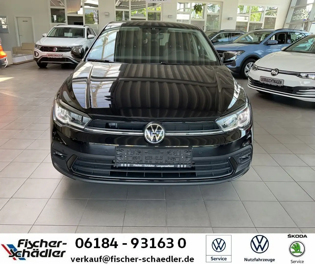 Volkswagen Polo Goal Goal 1.0TSI*Navi*LED*SitzHz.*Dig.Cockp Zwart - 2