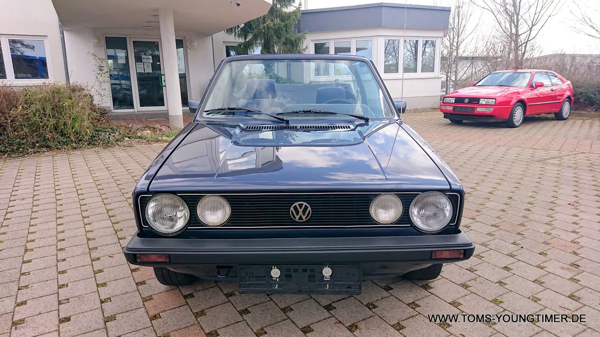 Volkswagen Golf Cabriolet Cabrio -Original-H Kennzeichen-Schöner Zustand Bleu - 2