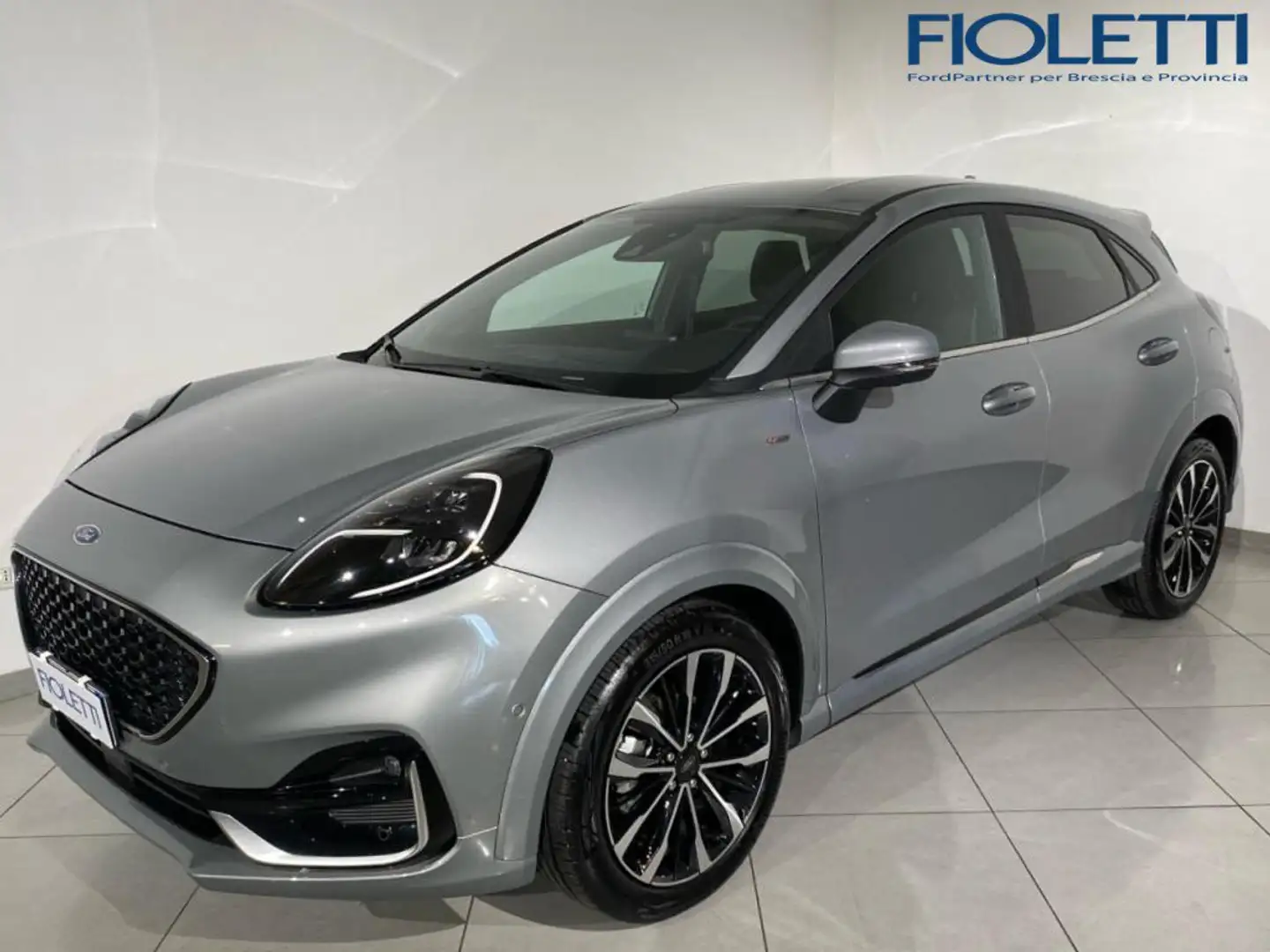 Ford Puma 1.0 EcoBoost Hybrid 155 CV S&S ST-Line X VIGNALE Argento - 1