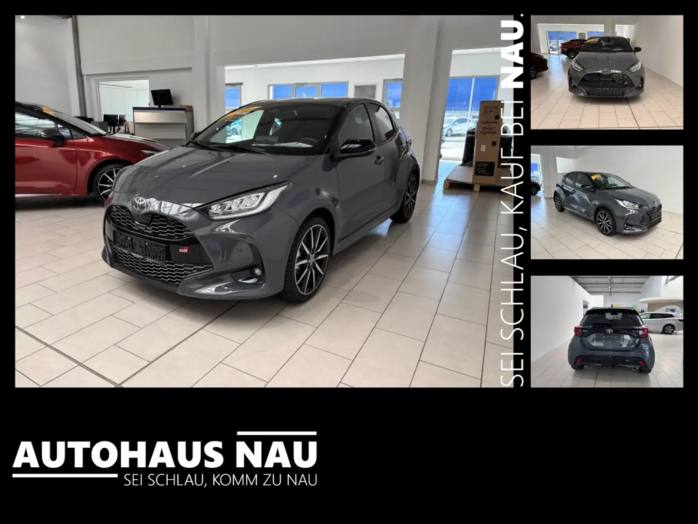 Toyota Yaris 1.5 GR Sport SpurH LED KeyLess S-Sitz Grijs - 1
