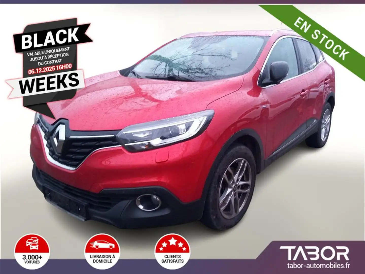 Renault Kadjar 1.2 TCe 130 EDC Limited GPS 17P Rouge - 1