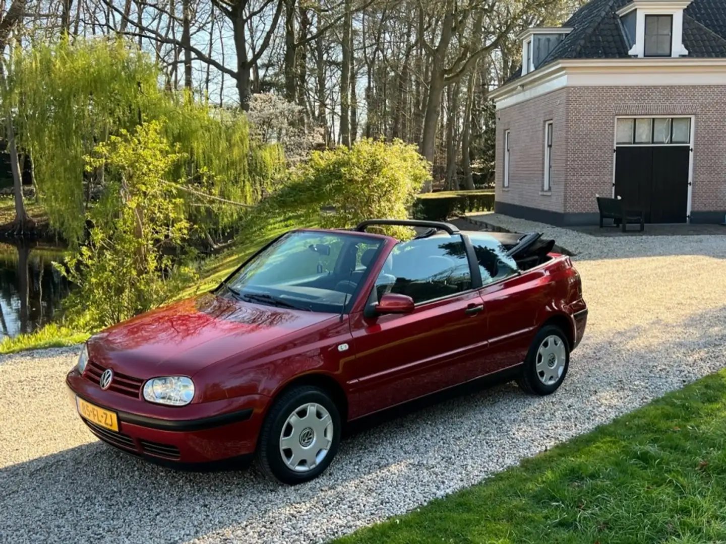 Volkswagen Golf Cabriolet 42.967km ORIGINEEL NL #UNIEK Rouge - 1