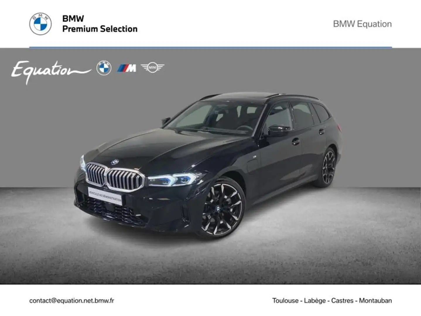 BMW 330 330eA xDrive 292ch M Sport Noir - 1