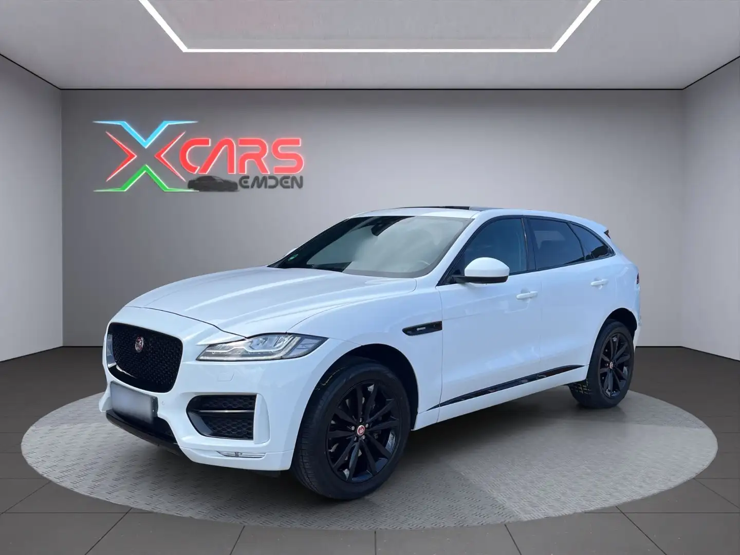 Jaguar F-Pace F-PACE 30d R-Sport AWD/Leder/Pano/Navi Blanc - 1