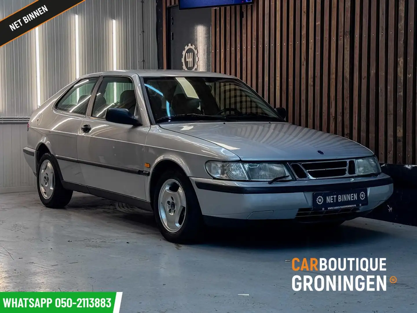 Saab 900 Coupé 2.0 SE | LAGE KMSTAND | UNIEK | AUTOMAAT Zilver - 1