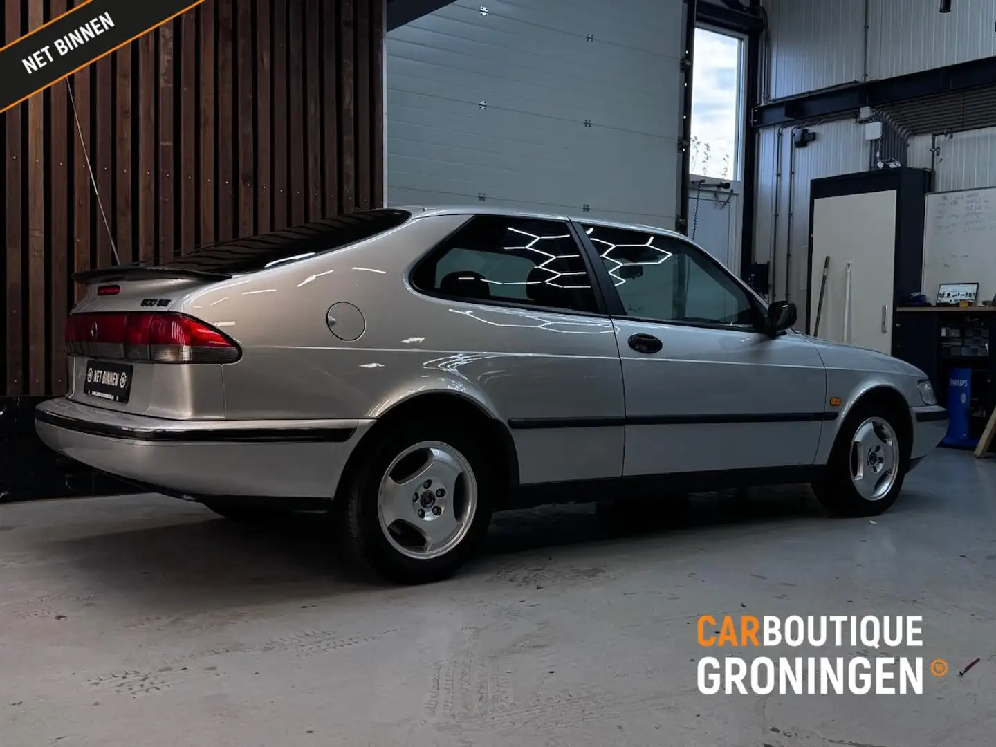 Saab 900 Coupé 2.0 SE | LAGE KMSTAND | UNIEK | AUTOMAAT Zilver - 2