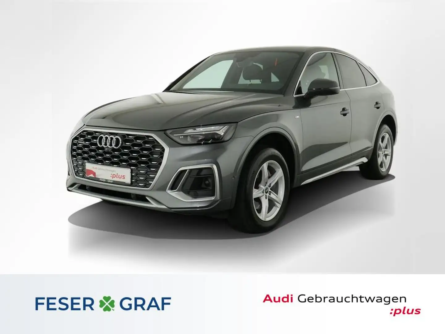 Audi Q5 Sportback S line 40 TDI quattro S tronic Vir. Cock Gris - 1