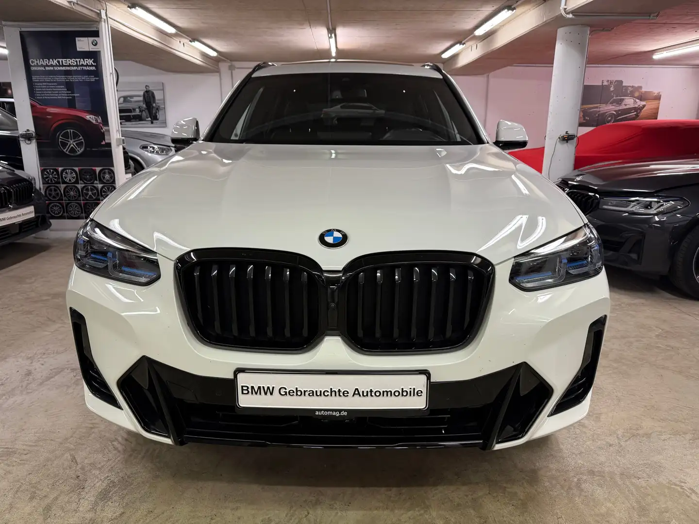 BMW X3 30i,M Sport,HUD,AHK,ESSD,Service incl,wie neu,1.Hd Weiß - 2