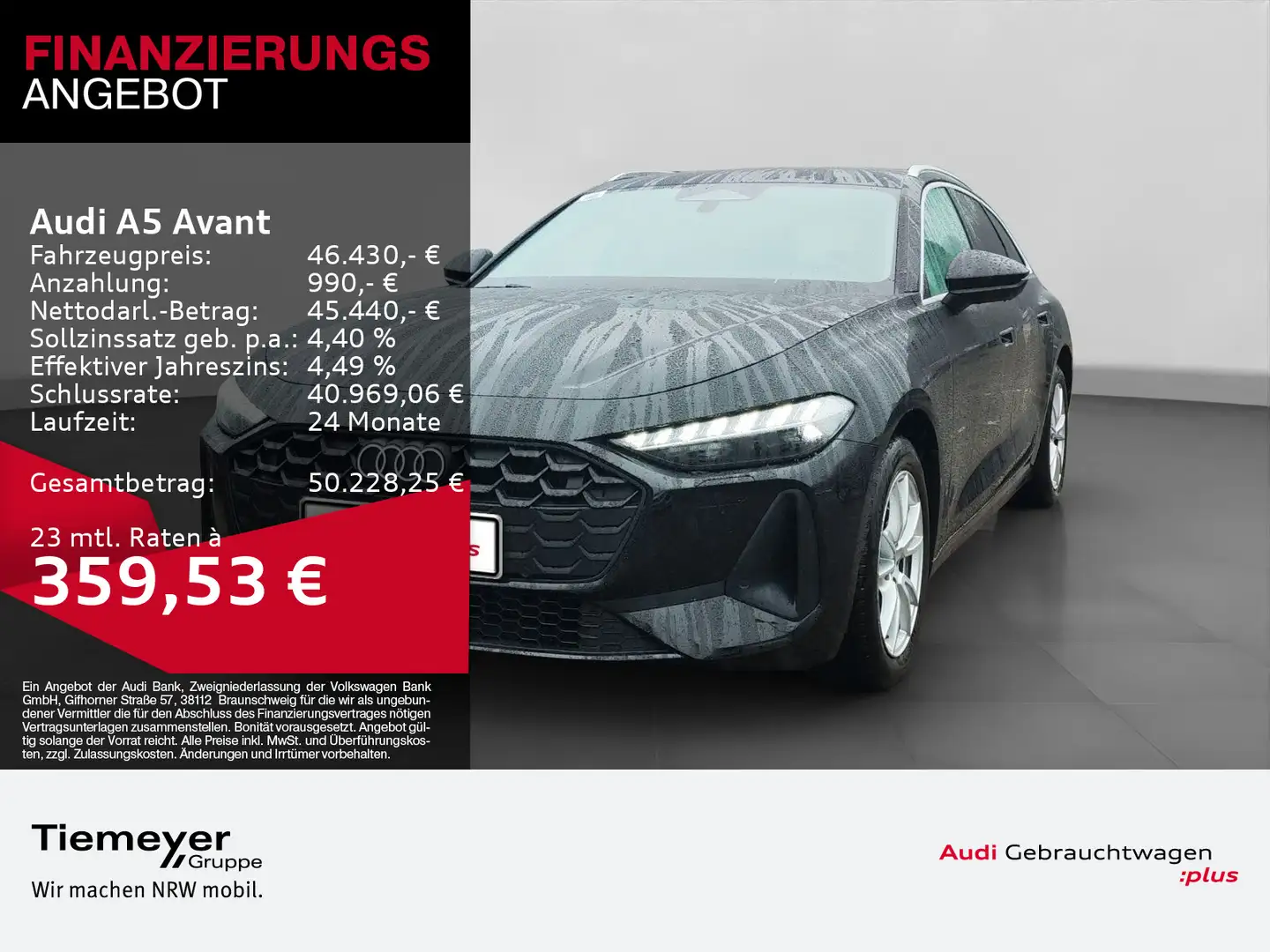 Audi A5 TDI LM18 SPORTSITZE HuD BuO KAMERA Schwarz - 1
