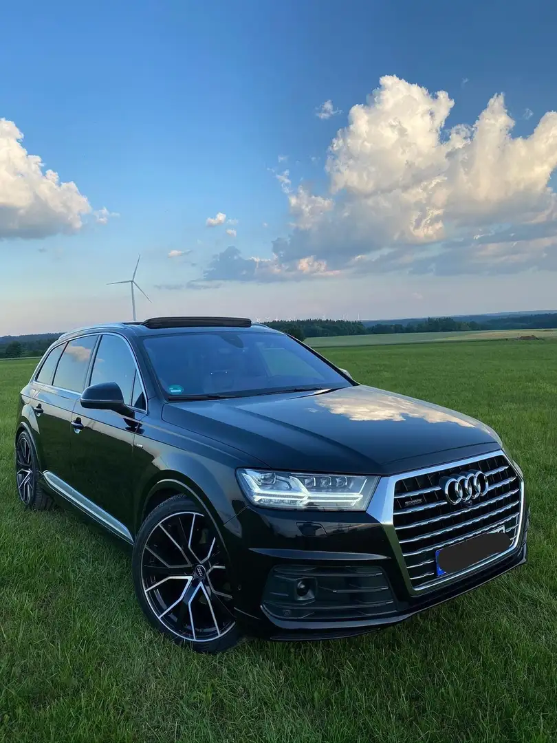 Audi Q7 3.0 TDI quattro tiptronic 3×S-line 7sitzer TÜV NEU Schwarz - 2