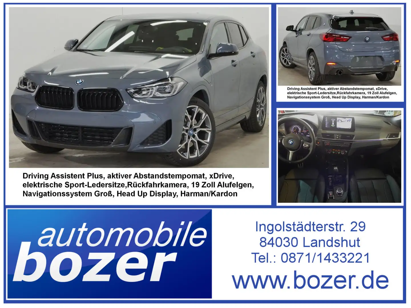 BMW X2 25e xDr M Sport Navi Groß,Head Up,NP:69.449 Grau - 1