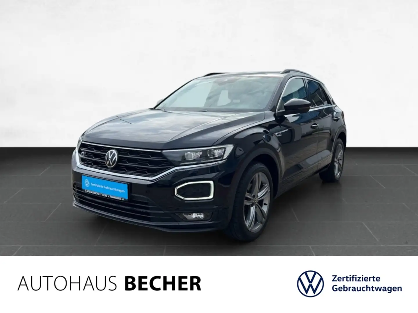 Volkswagen T-Roc 1.5 TSI 6-Gang R-Line /Navi/LED/PDC/ACC Schwarz - 1