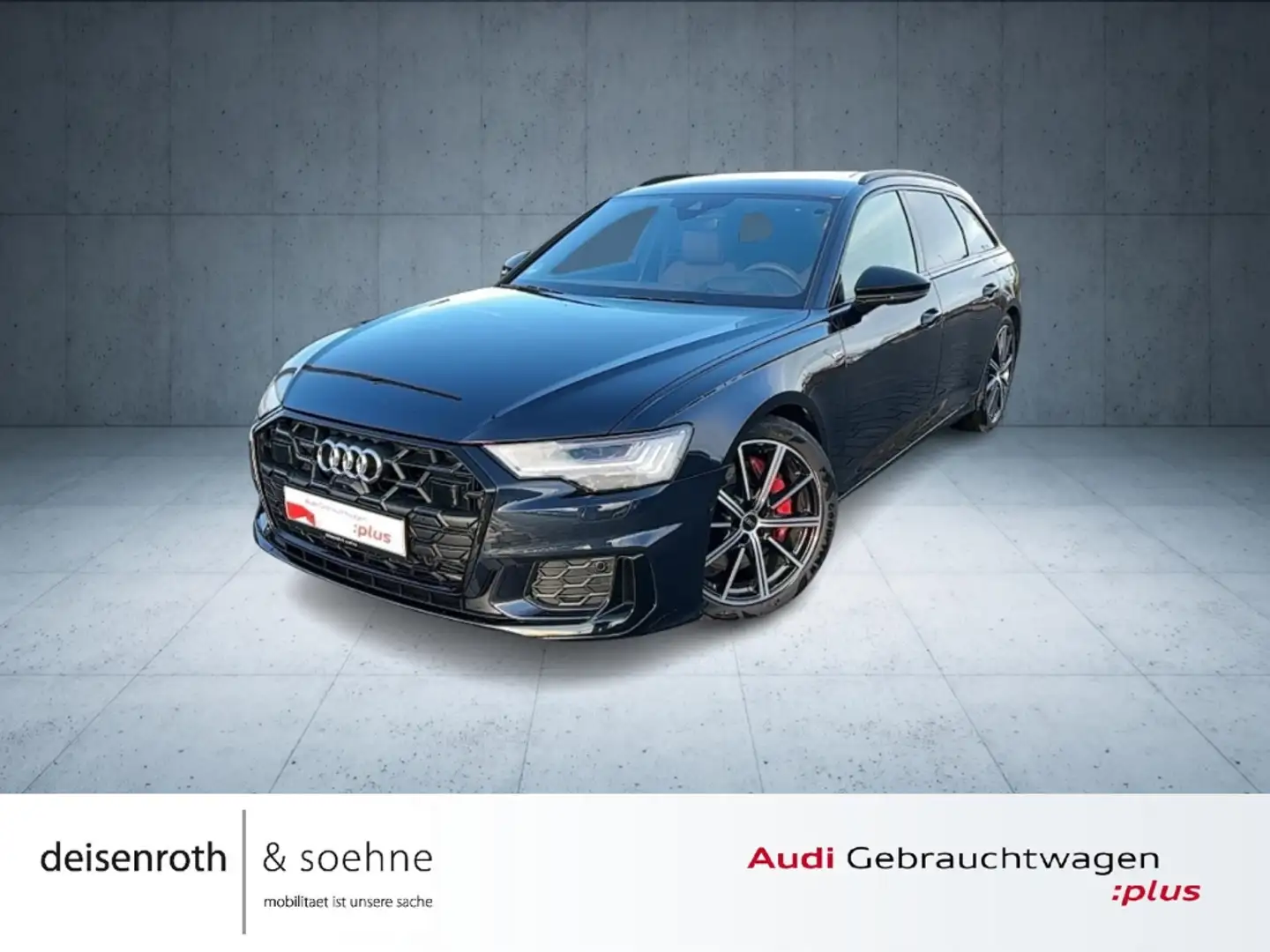 Audi A6 Avant S line 55 TFSI e HDMatrix/HuD/AHK/Business/A Blau - 1