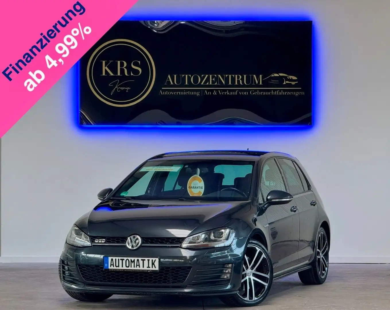 Volkswagen Golf VII Lim GTD DSG 184PS*GARANTIE*NAV*DYNAUDIO Grijs - 1