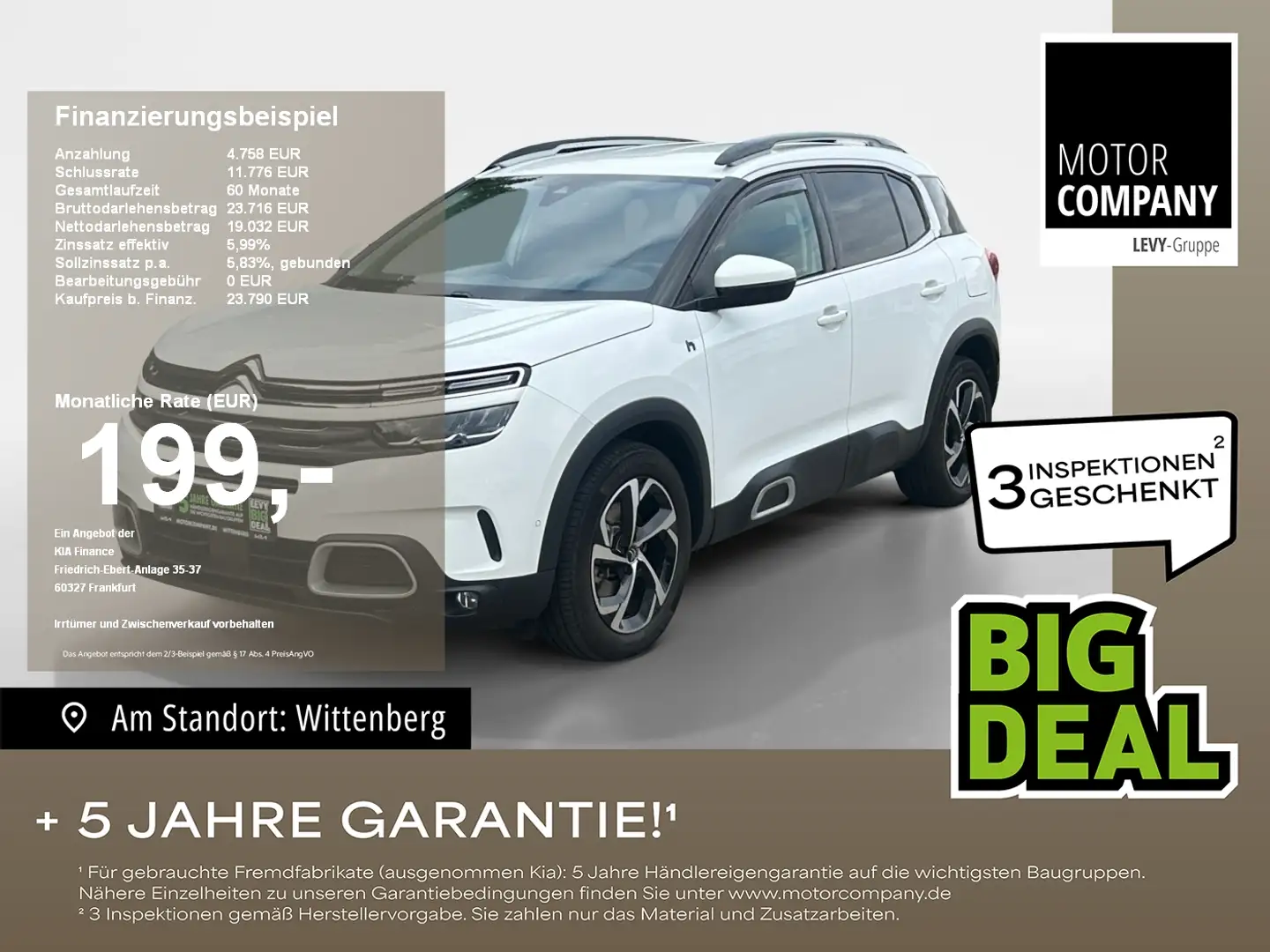 Citroen C5 Aircross Hybrid 225 plug in LED*Drive Assist* Weiß - 1