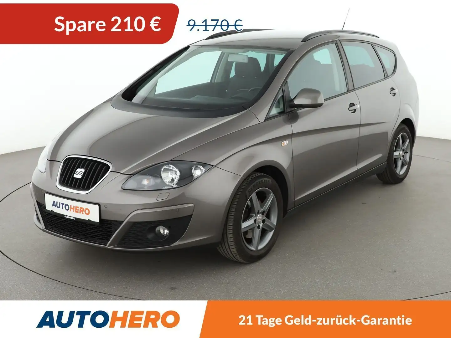 SEAT Altea 1.4 TSI Sun*PDC*SHZ*TEMPO*KLIMA*CD-PLAYER*GARANTIE Grau - 1