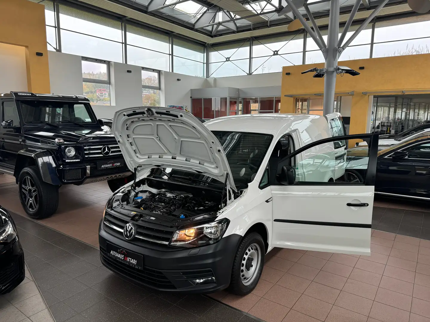 Volkswagen Caddy 2.0 TDI Kasten Flügeltüren Klima SHZ Zuheize Weiß - 2