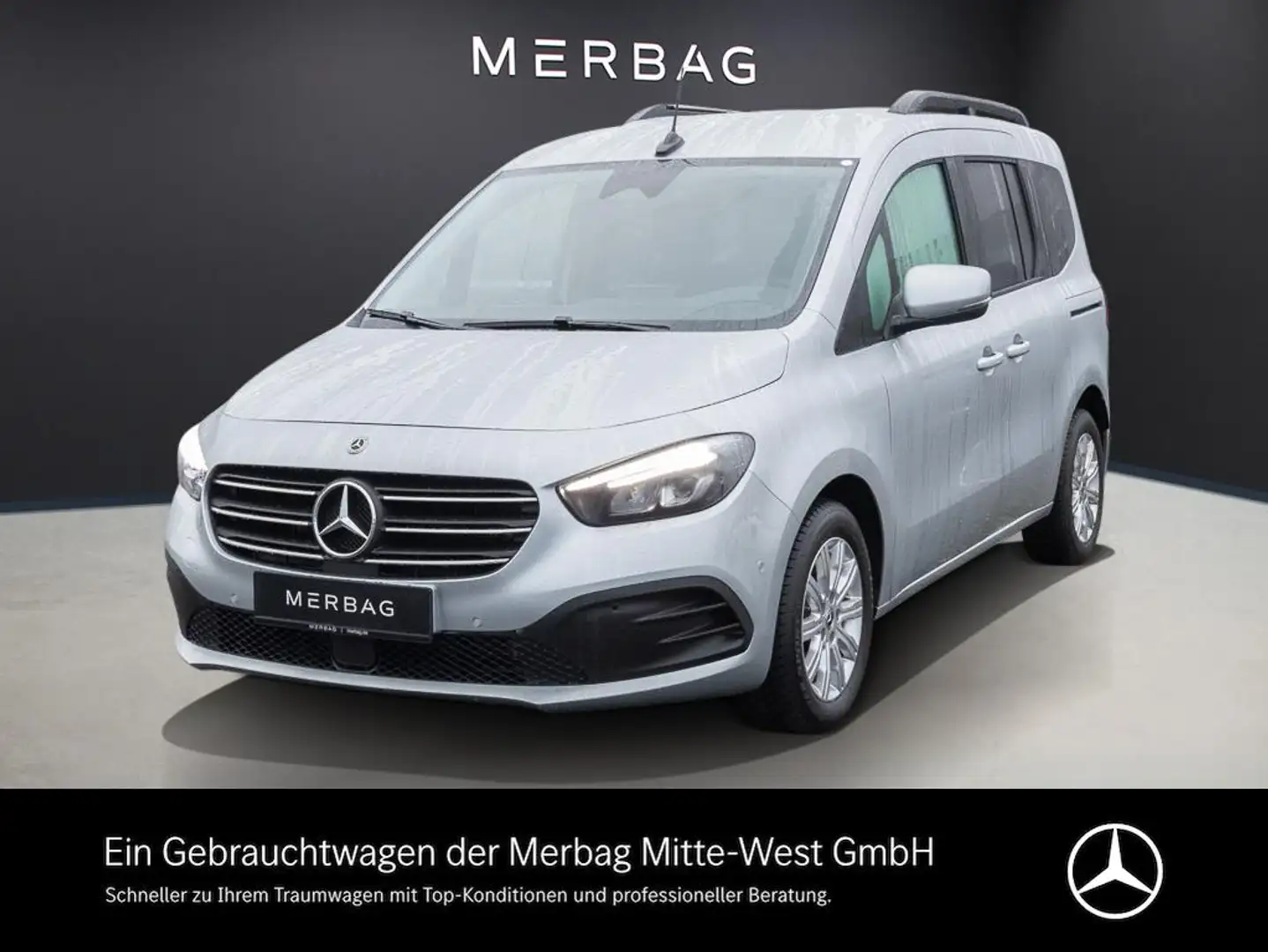 Mercedes-Benz Classe T T 180 d PROGRESSIVE Standard AUT SpurH Teilled. Argent - 1