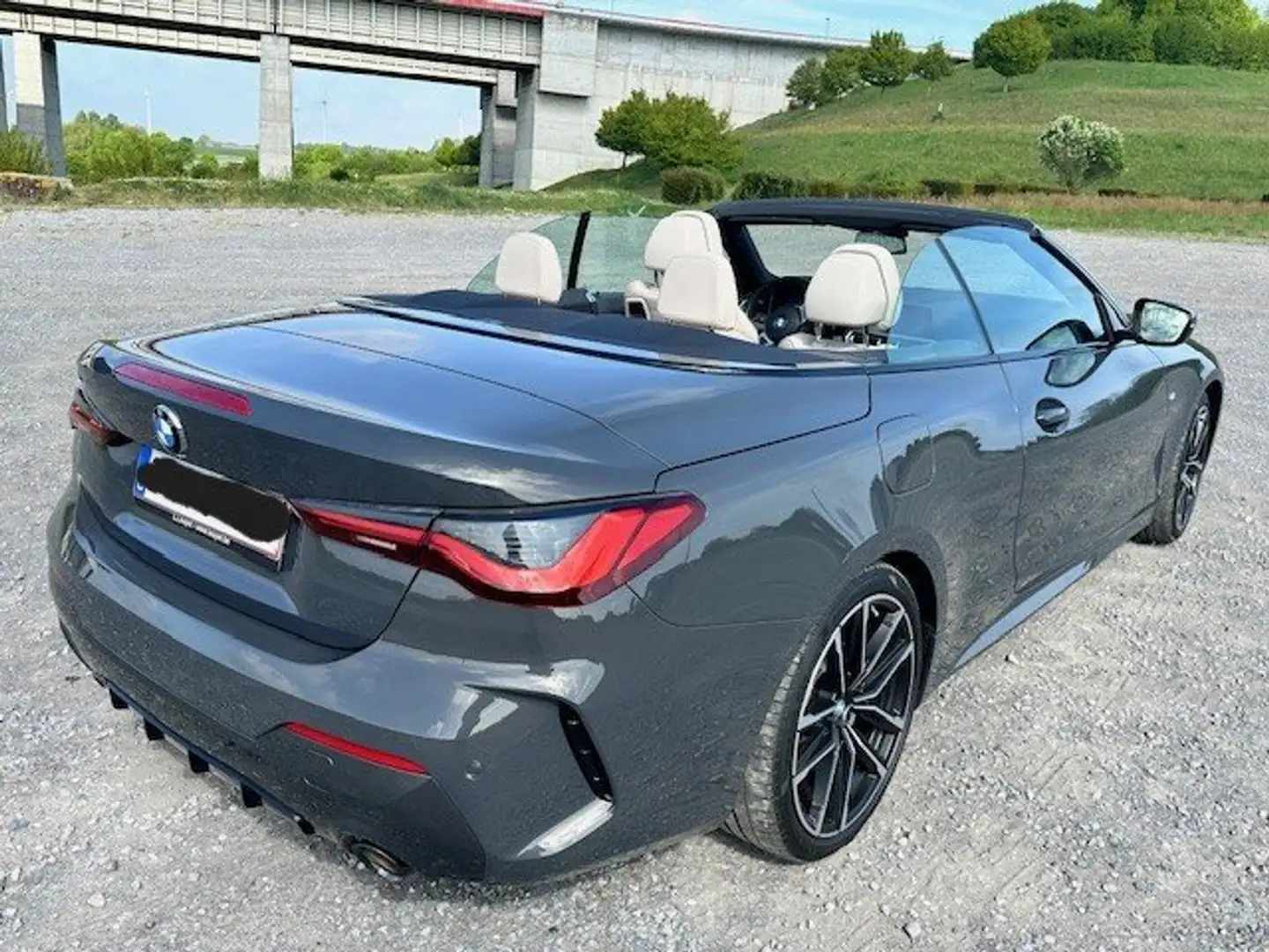 BMW 420 Cabrio 420iAS « M » full options 1ere main, UR Grijs - 1