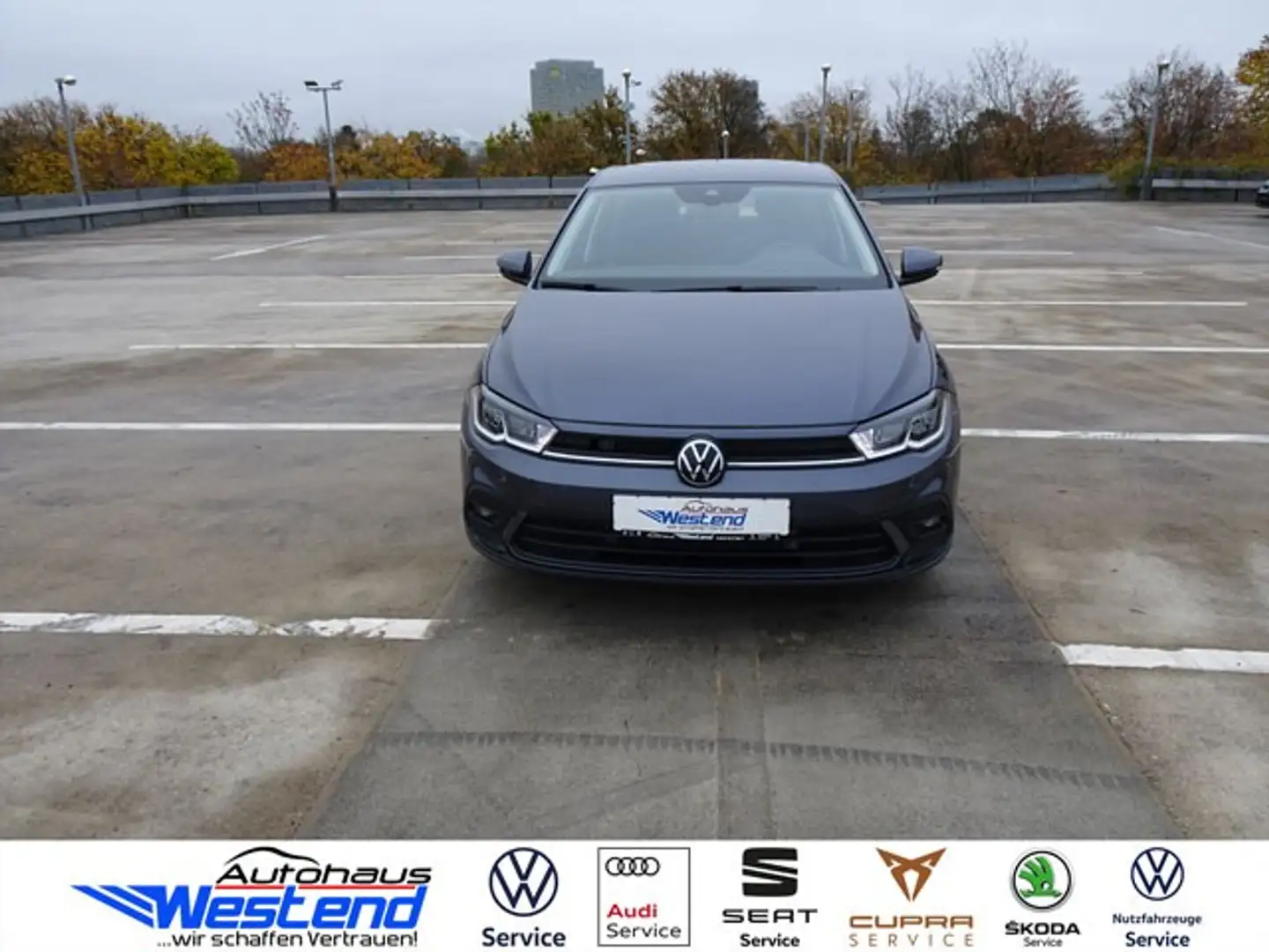 Volkswagen Polo Life 1.0l TSI 70kW DSG LED Navi SHZ Klimaautom. Grau - 1