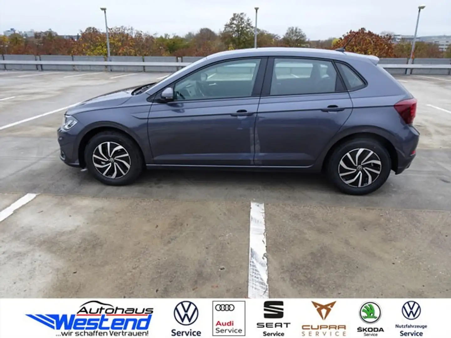 Volkswagen Polo Life 1.0l TSI 70kW DSG LED Navi SHZ Klimaautom. Grau - 2