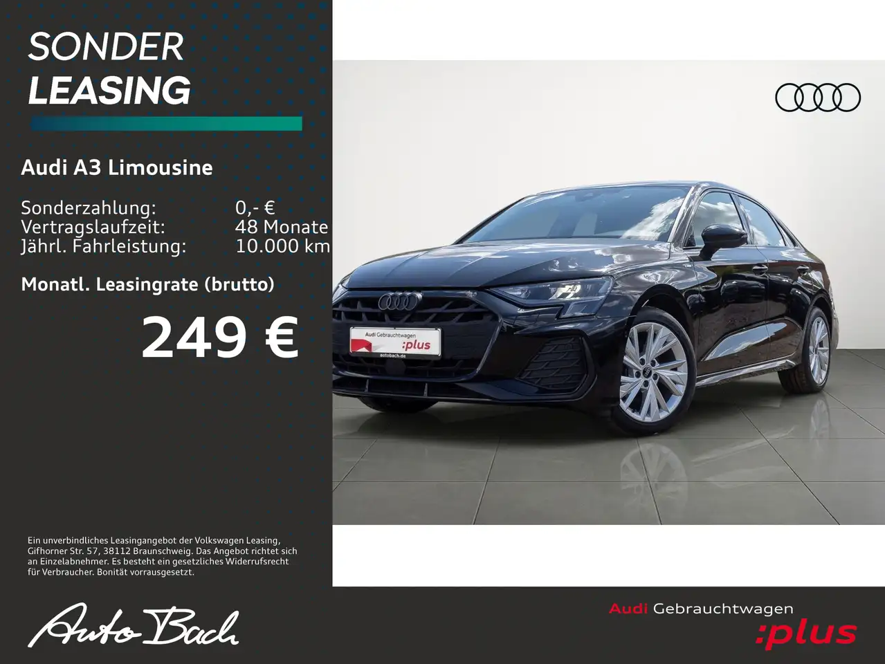 Audi A3 S line 30TFSI Stronic Navi LED ACC, миниатюра 2